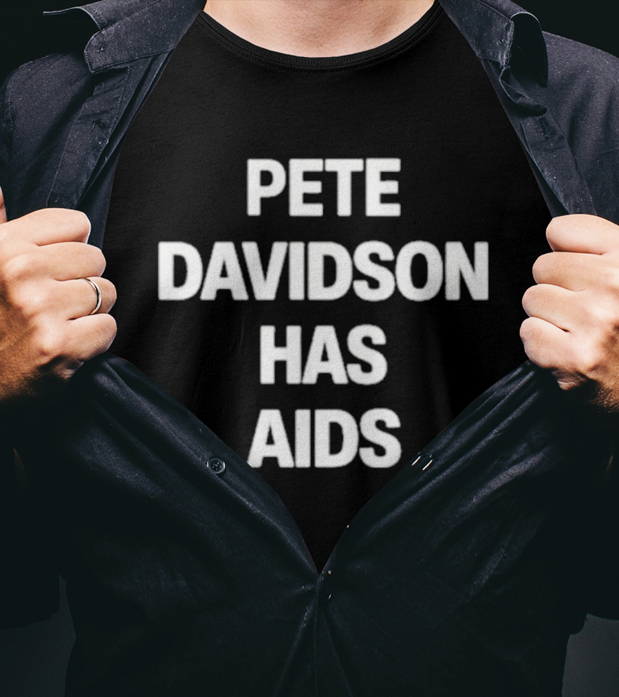 Kanye West Yeezy Pete Davidson Has Aids T-Shirt