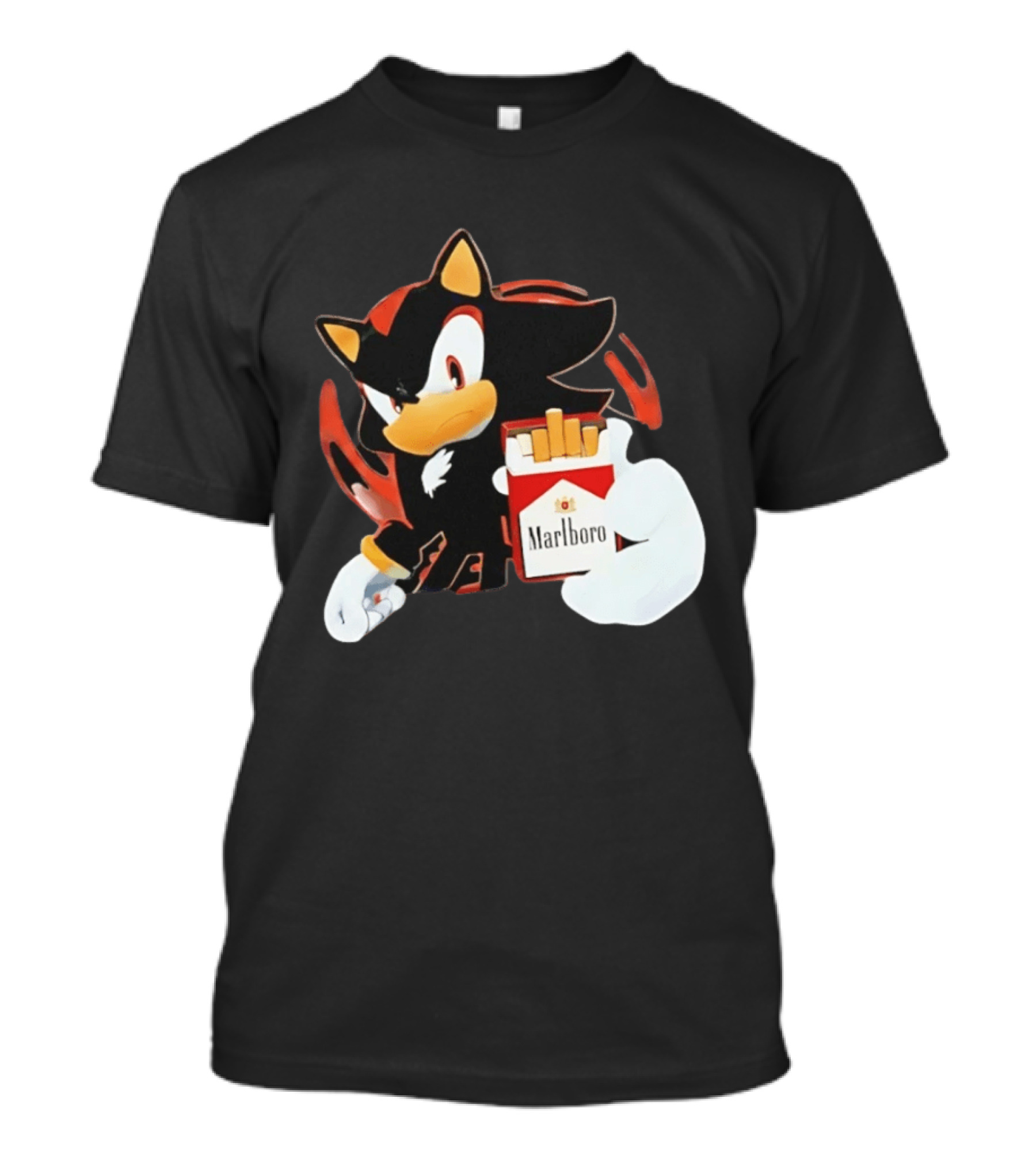 Shadow The Hedgehog Marlboro Red Pack T-Shirt