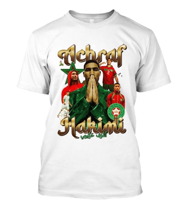 Achraf Hakimi Morocco National Team World Cup 2026 T-Shirt