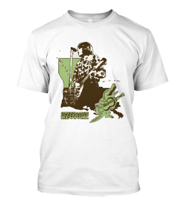 Creedence Clearwater Revival Bayou Vibes Swampy Riffs Pure CCR T-Shirt