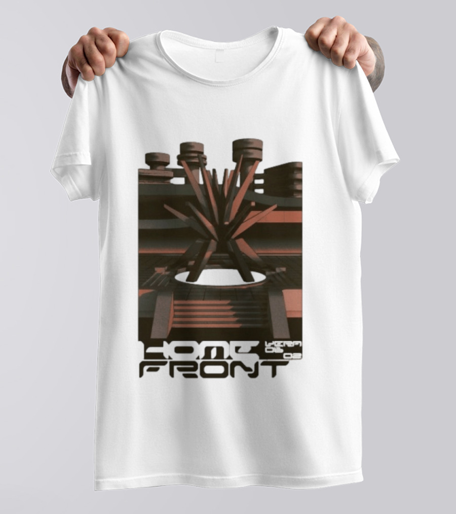 Home Front Feb 6 2026 Groningen NL Geometric Architecture T-Shirt