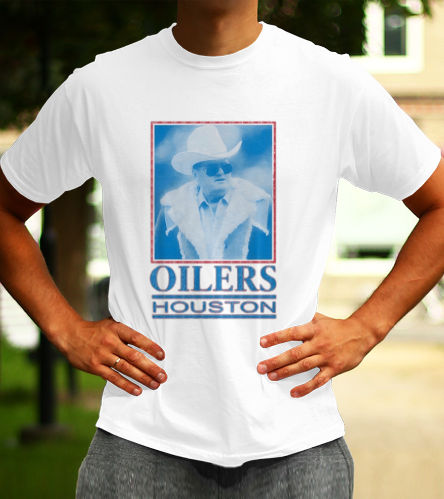 Houston Oilers Coach Bum Phillips T-Shirt