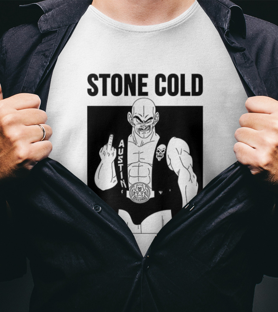 Stone Cold Nappa Gesture Iconic Fusion T-Shirt