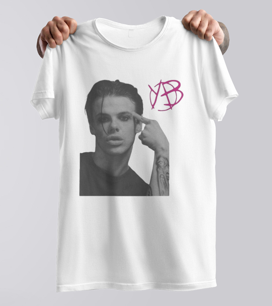Yungblud YB Logo Finger Tattoo T-Shirt