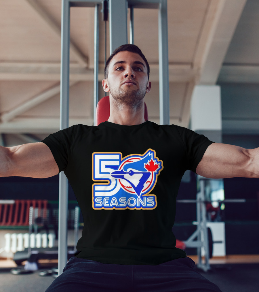 Blue Jays 50 Seasons Anniversary Celebration T-Shirt