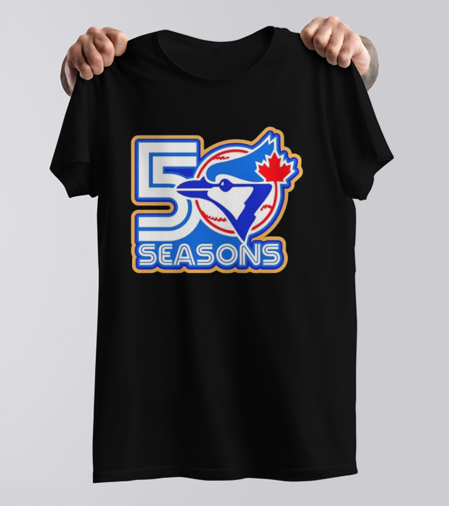 Blue Jays 50 Seasons Anniversary Celebration T-Shirt
