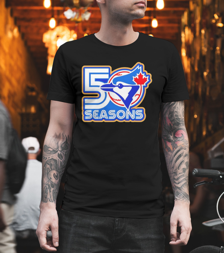 Blue Jays 50 Seasons Anniversary Celebration T-Shirt
