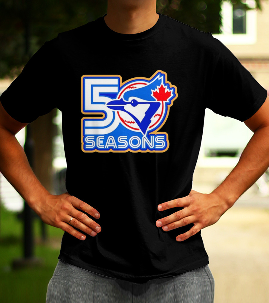 Blue Jays 50 Seasons Anniversary Celebration T-Shirt