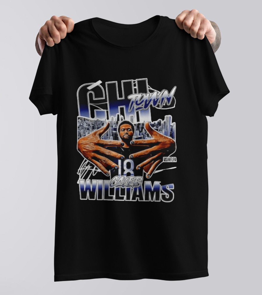 CHI Town Caleb Williams 18 NFLPA T-Shirt