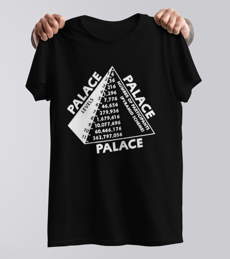 Palace Pyramid Scheme Participants Numbers Pyramid T-Shirt