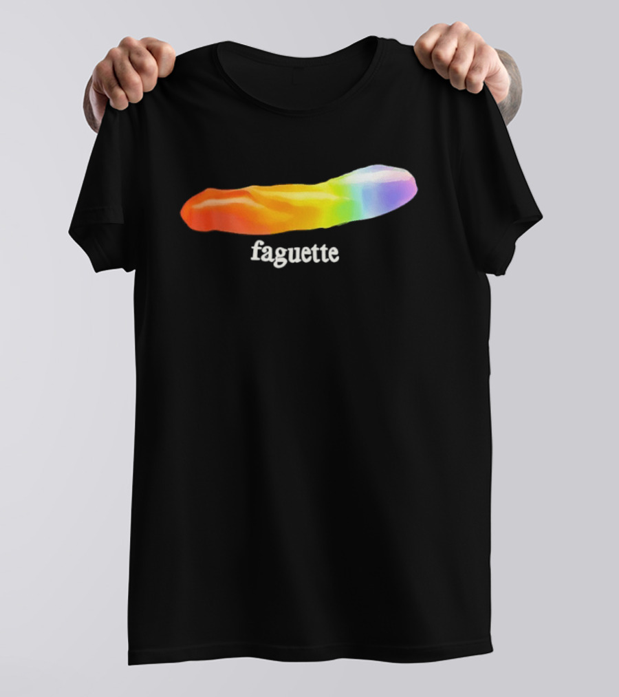 Faguette Rainbow LGBTQ Pride T-Shirt