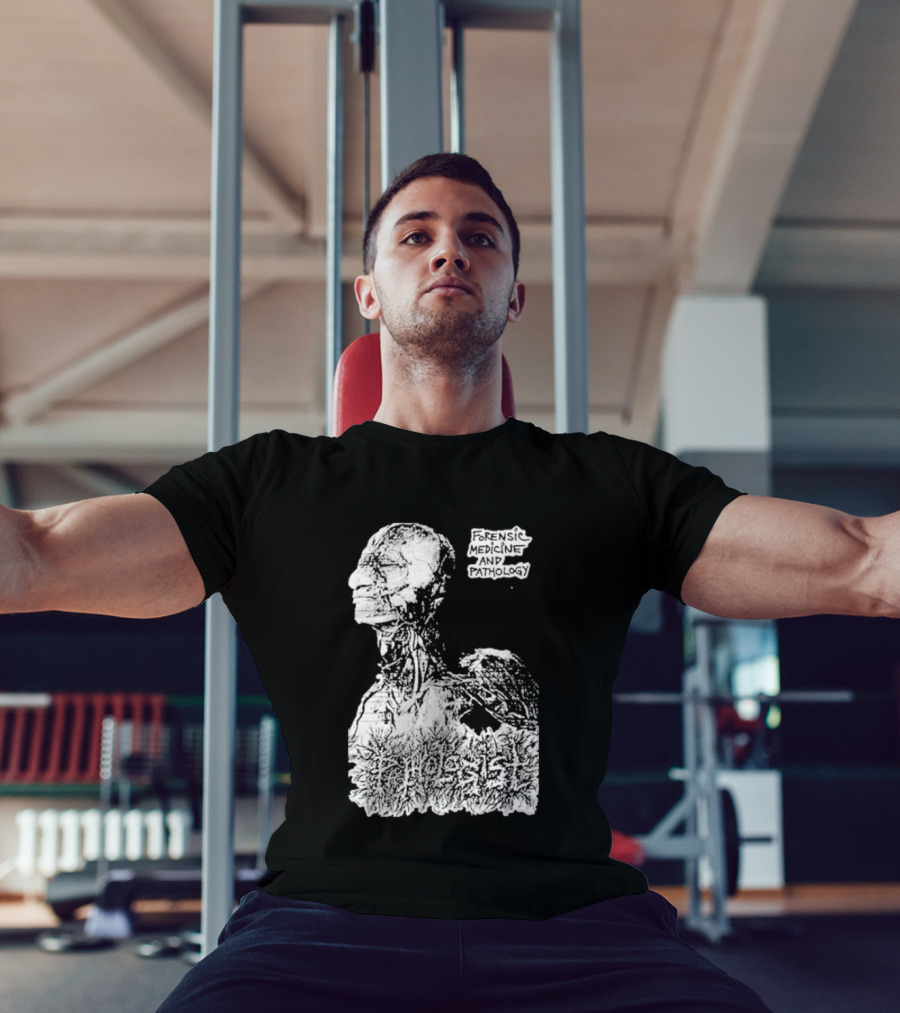 Pathologist Forensic Medicine And Pathology Anatomical Skull And Brain T-Shirt