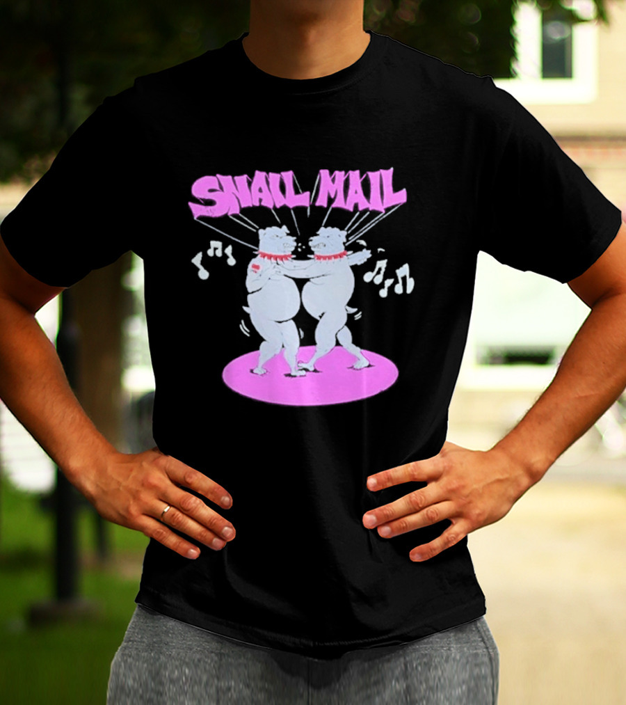 Snail Mail Bulldogs Dance Music Notes Duo T-Shirt