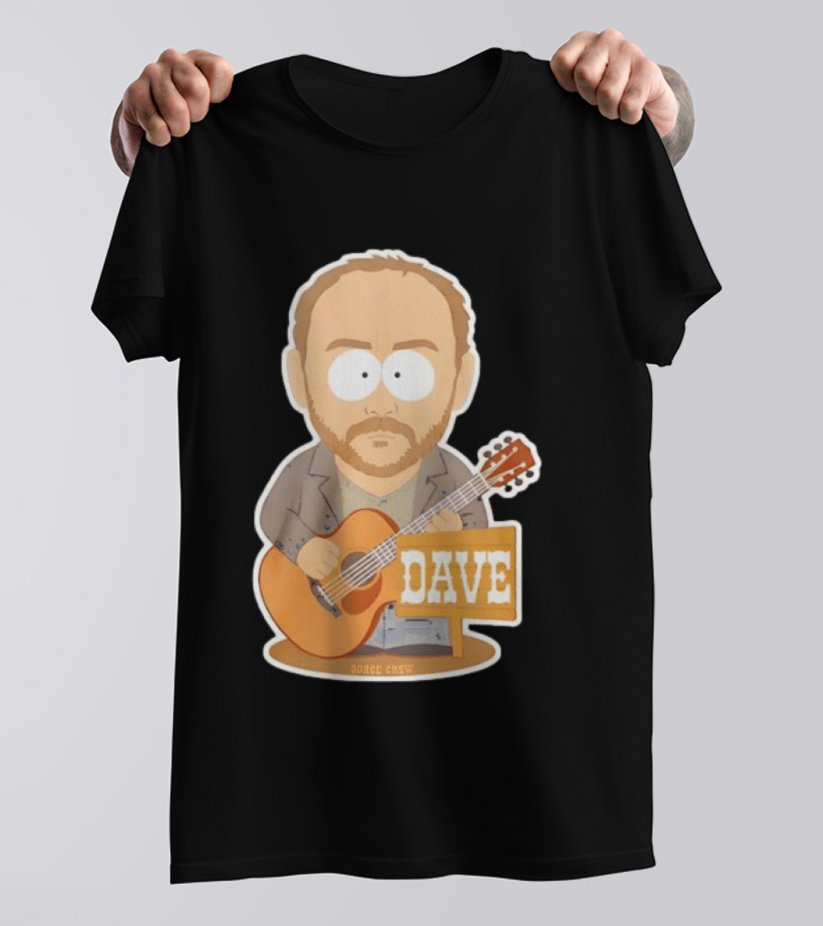 South Park Dave Matthews Band Gorge Crew 2025 Dave Guitar T-Shirt
