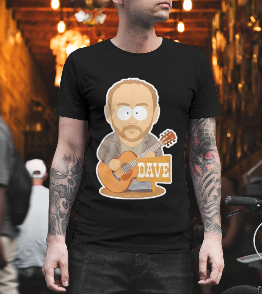 South Park Dave Matthews Band Gorge Crew 2025 Dave Guitar T-Shirt