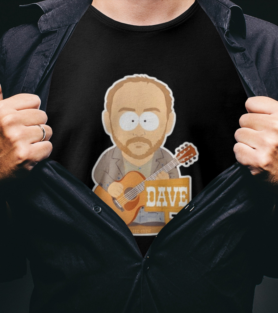 South Park Dave Matthews Band Gorge Crew 2025 Dave Guitar T-Shirt