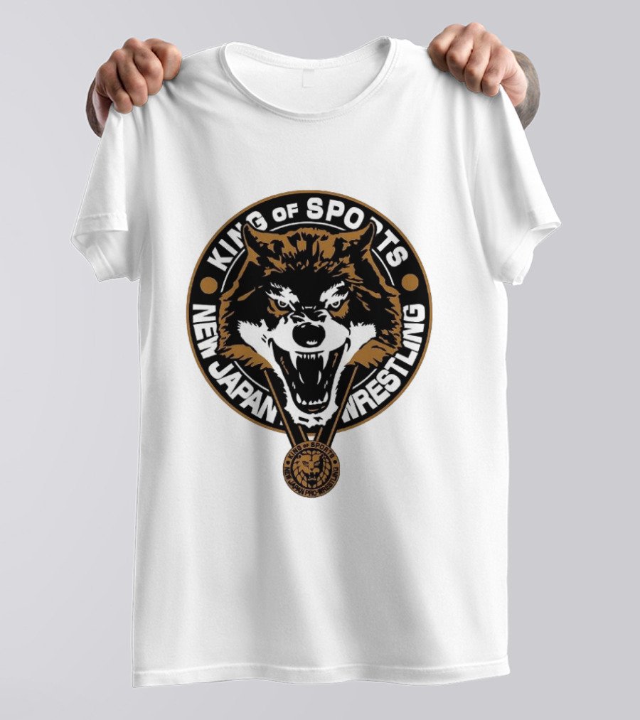 King Of Sports New Japan Pro Wrestling Wild Wolf T-Shirt