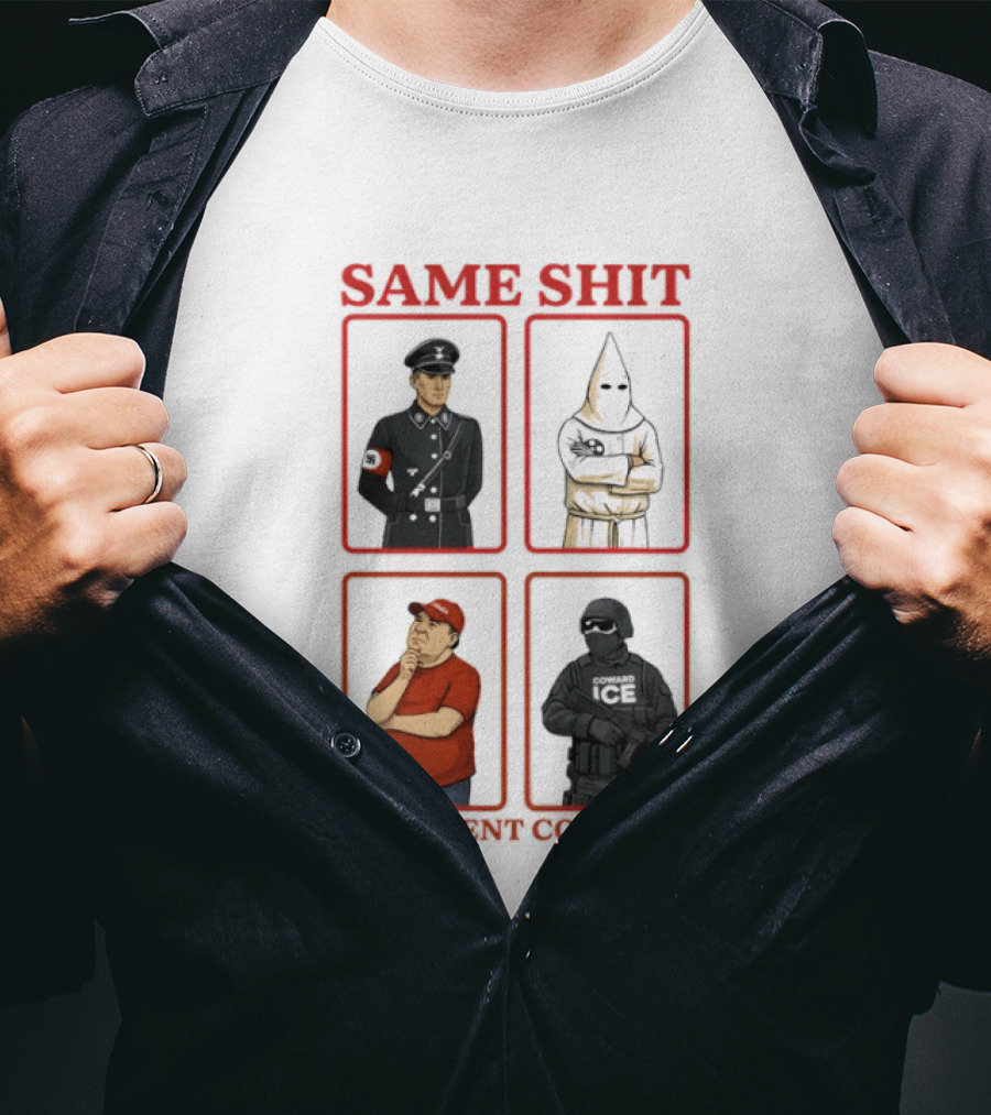 Same Shit Different Costume Anti Coward Ice T-Shirt