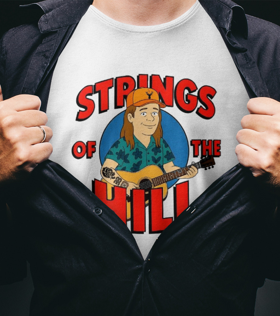 Strings Of The Hill Guitar T-Shirt