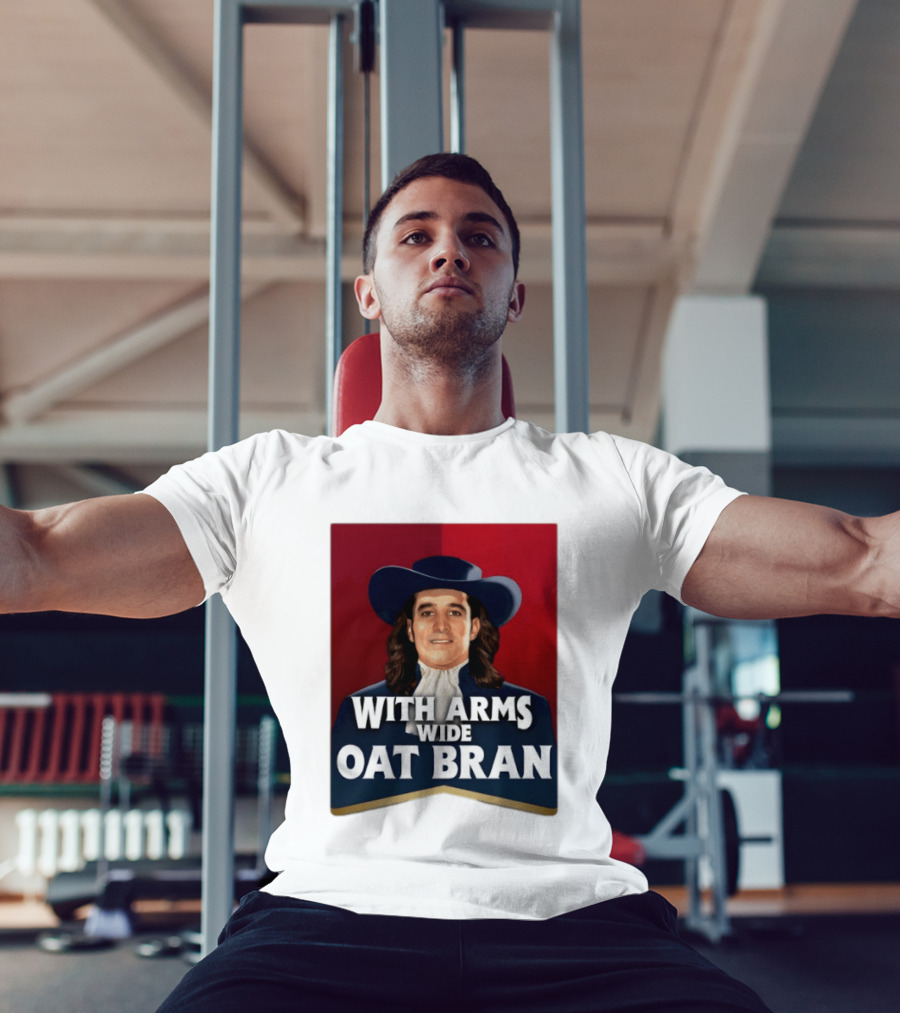 With Arms Wide Oat Bran Quaker T-Shirt