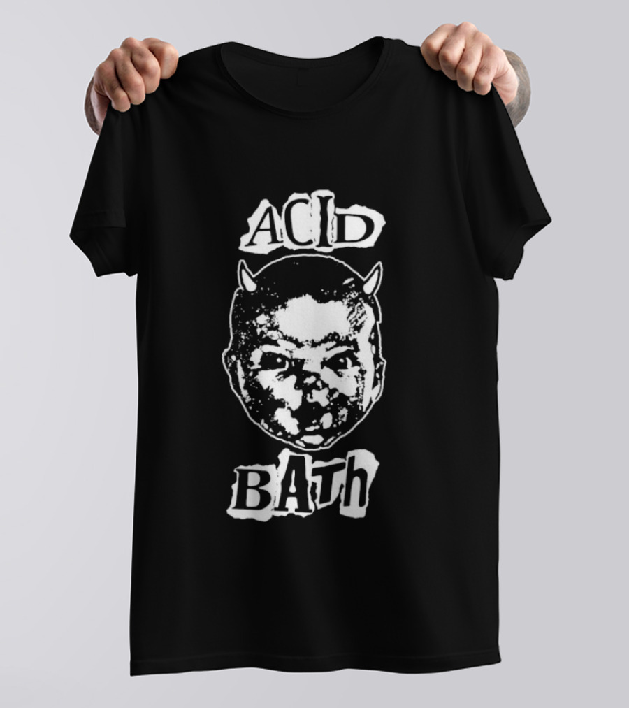 Acid Bath Demon Child Face T-Shirt