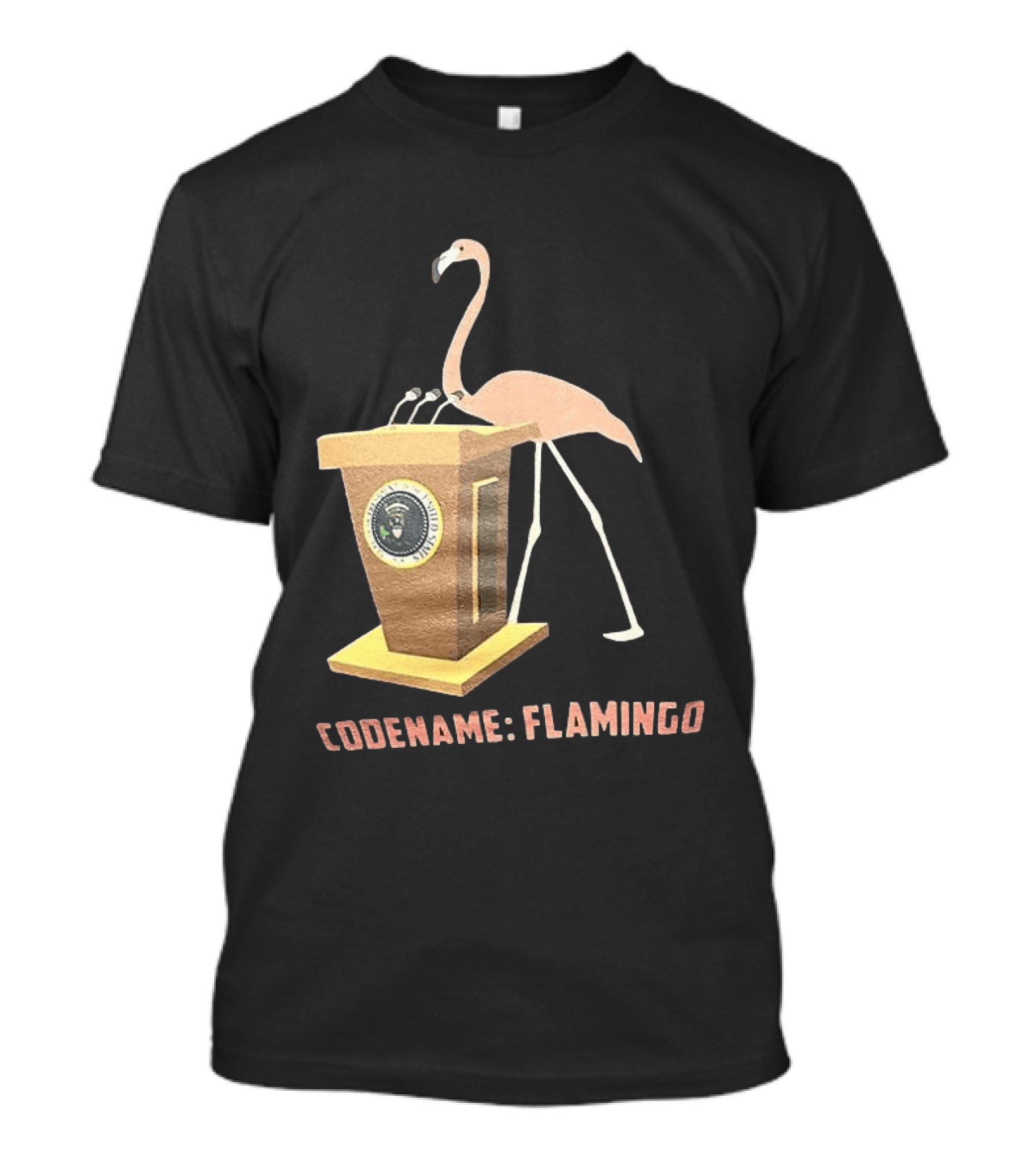 Codename Flamingo Presidential Podium Seal T-Shirt