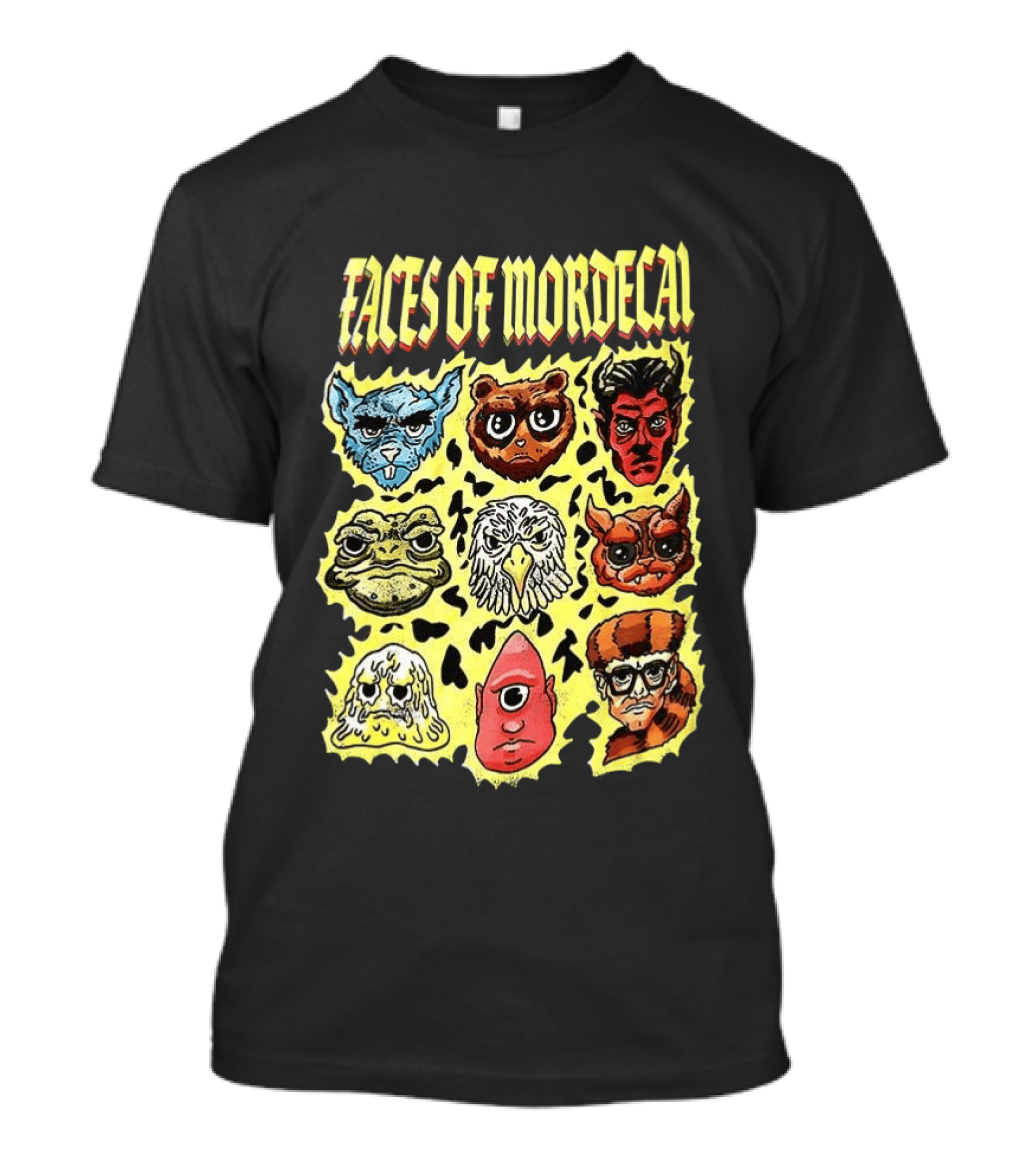 Faces Of Mordecai Dungeon Crawler Carl Compilation T-Shirt