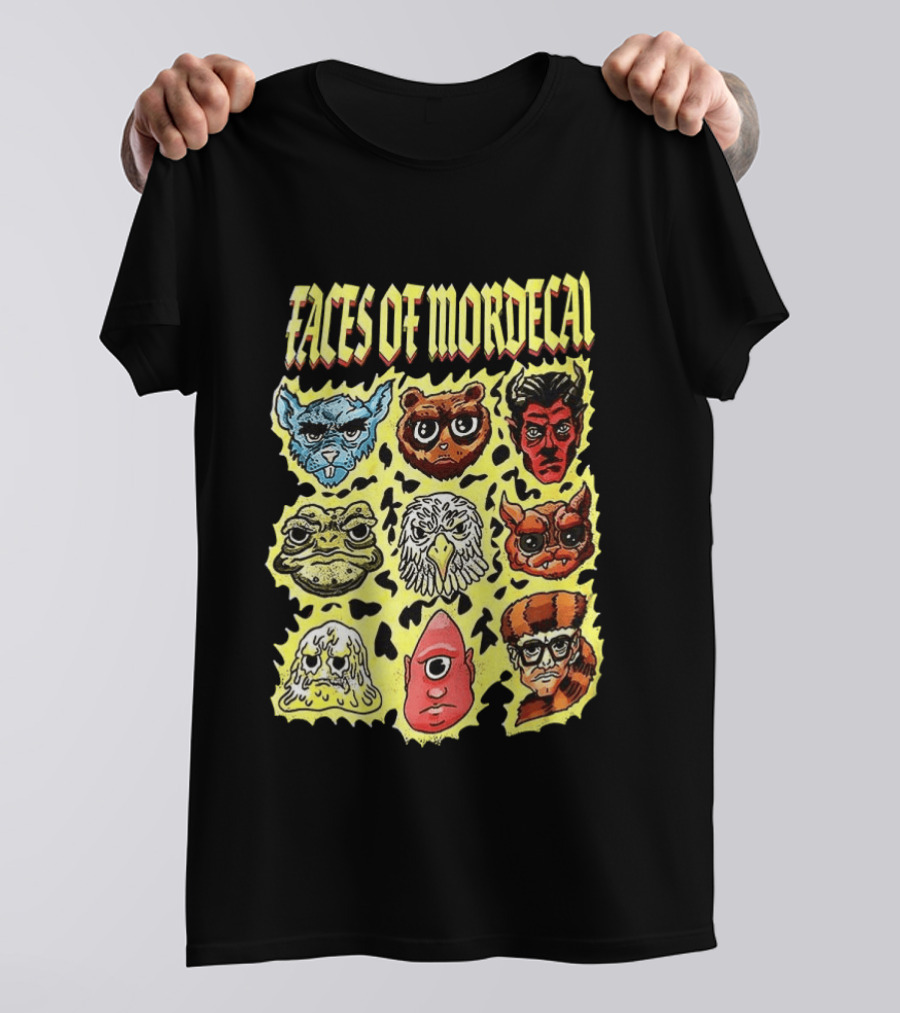 Faces Of Mordecai Dungeon Crawler Carl Compilation T-Shirt