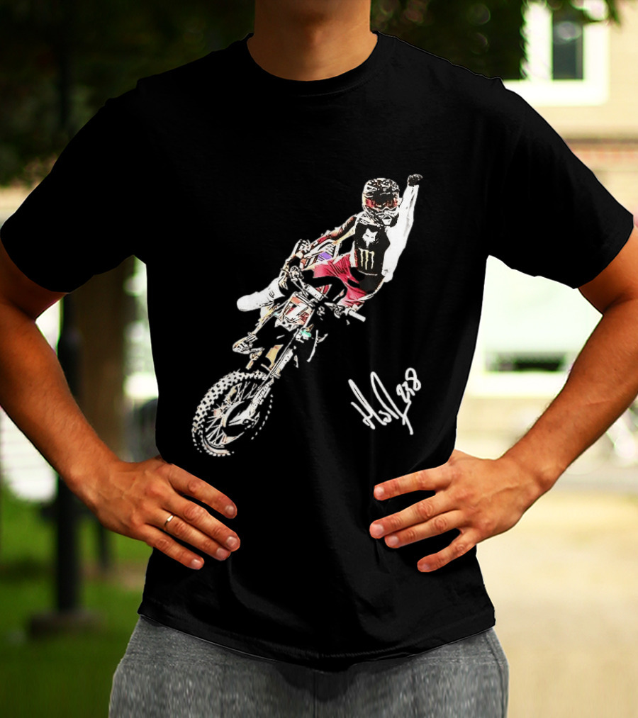 Haiden Deegan Motocross Supercross Back To Back Triumph T-Shirt