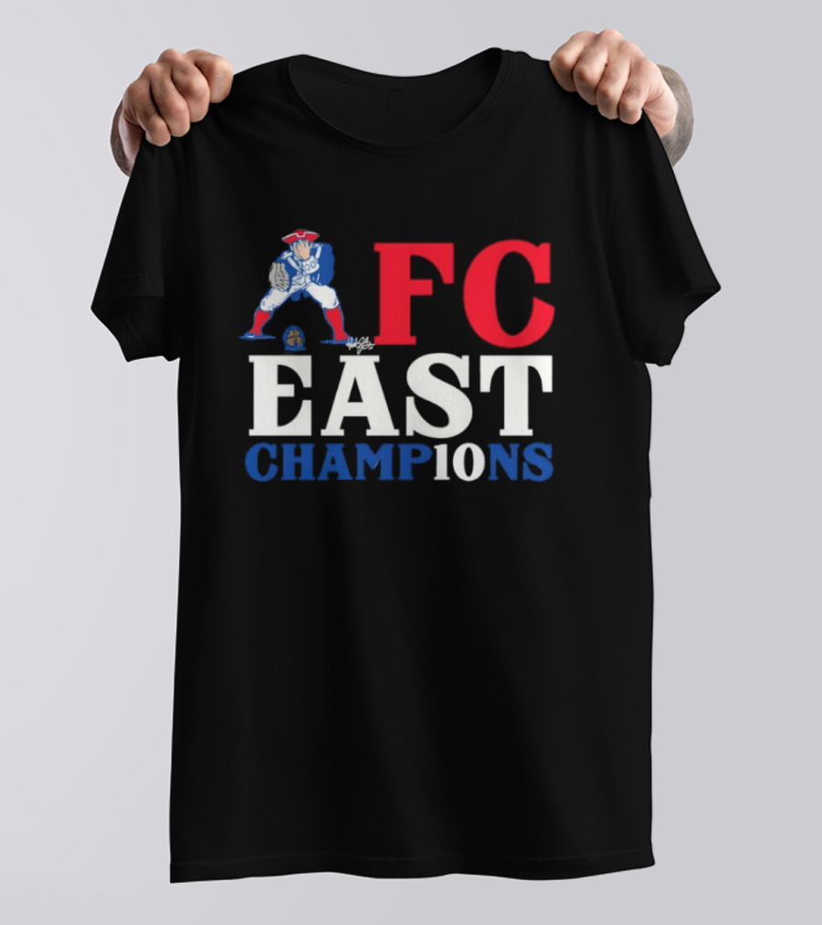 New England Patriots FC East Champions Champ10ns T-Shirt
