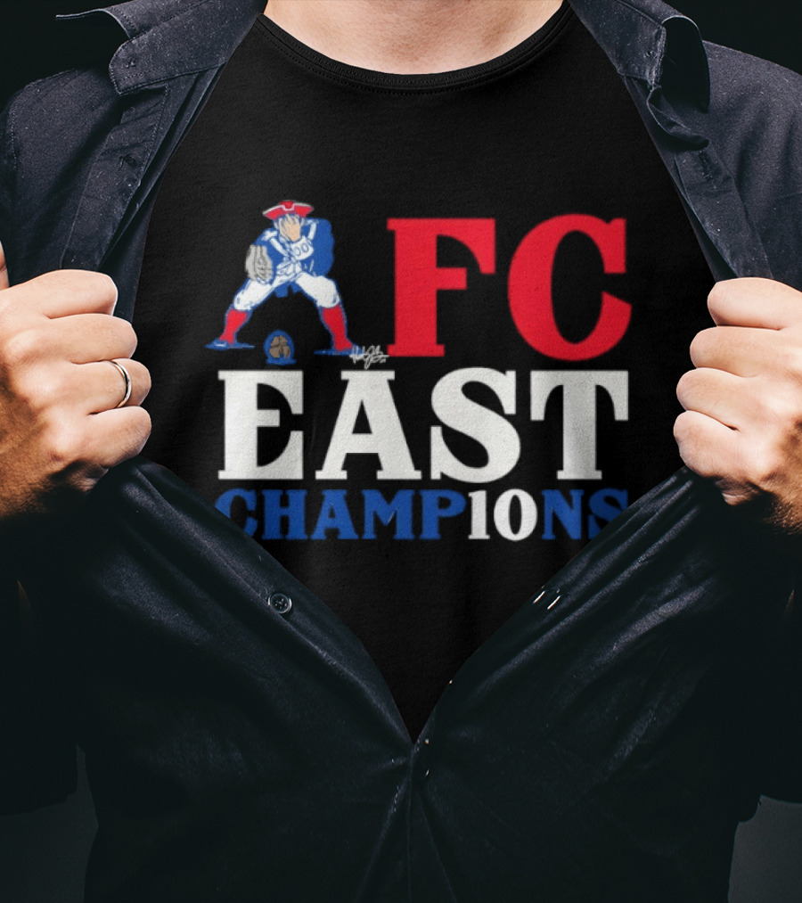 New England Patriots FC East Champions Champ10ns T-Shirt