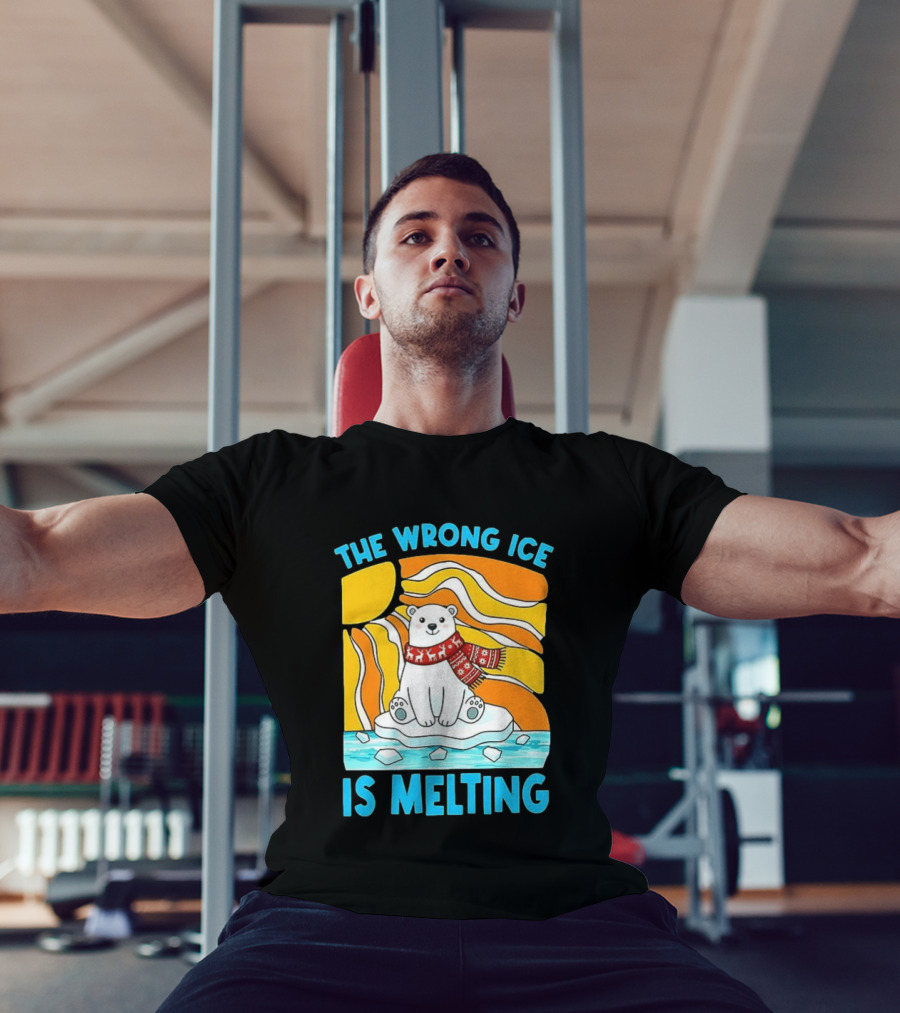 The Wrong Ice Is Melting Polar Bear Abolish ICE T-Shirt