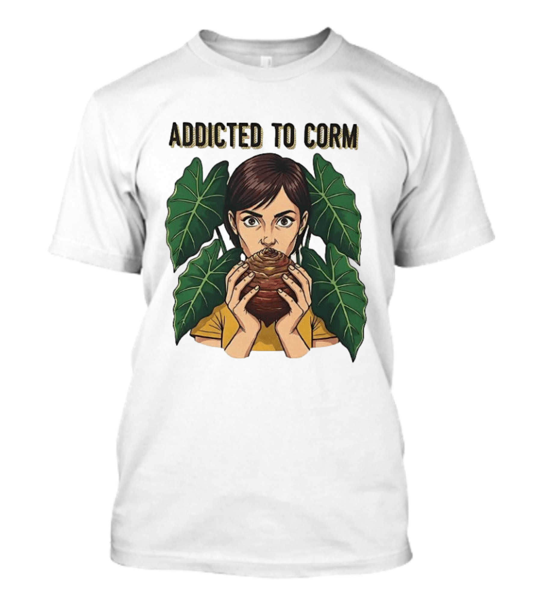 Addicted To Corm Leafy Nature T-Shirt