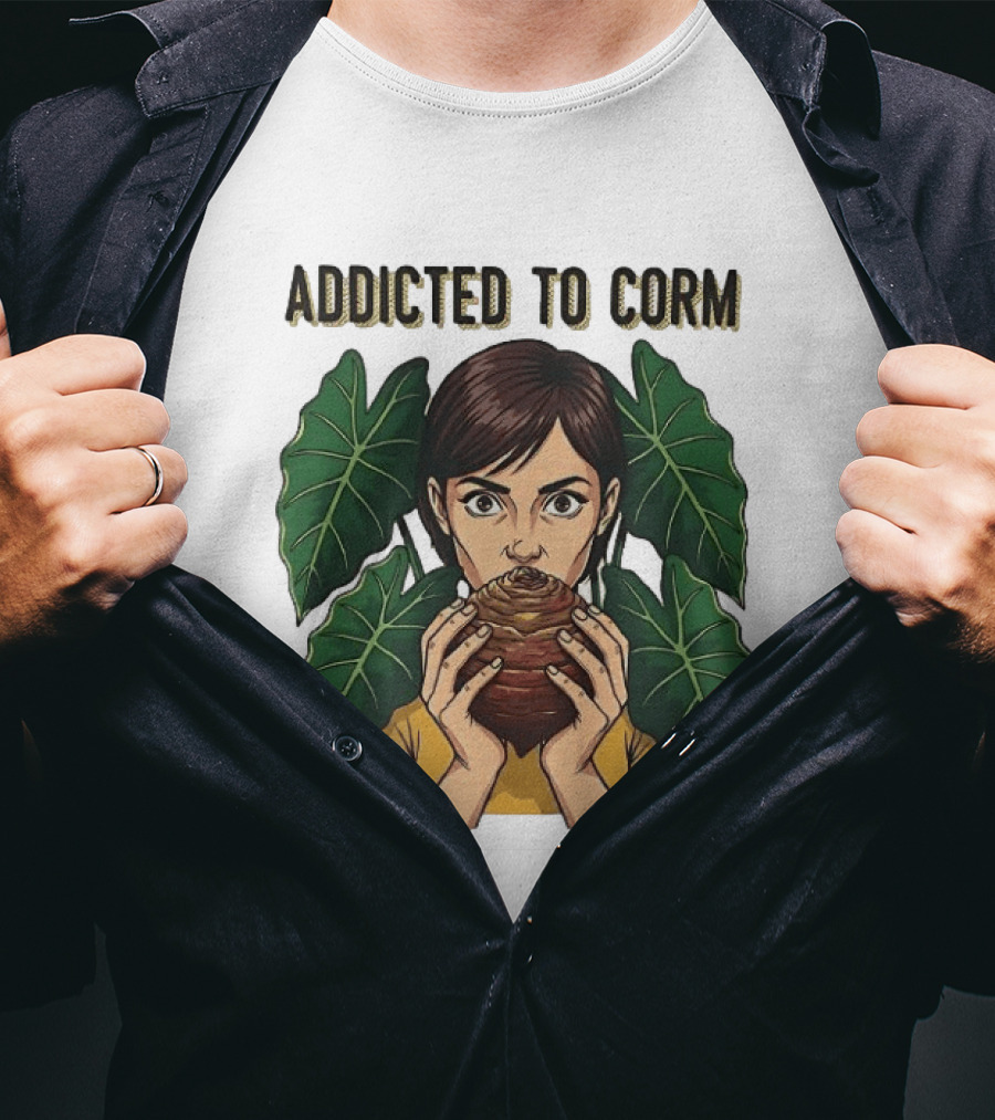 Addicted To Corm Leafy Nature T-Shirt