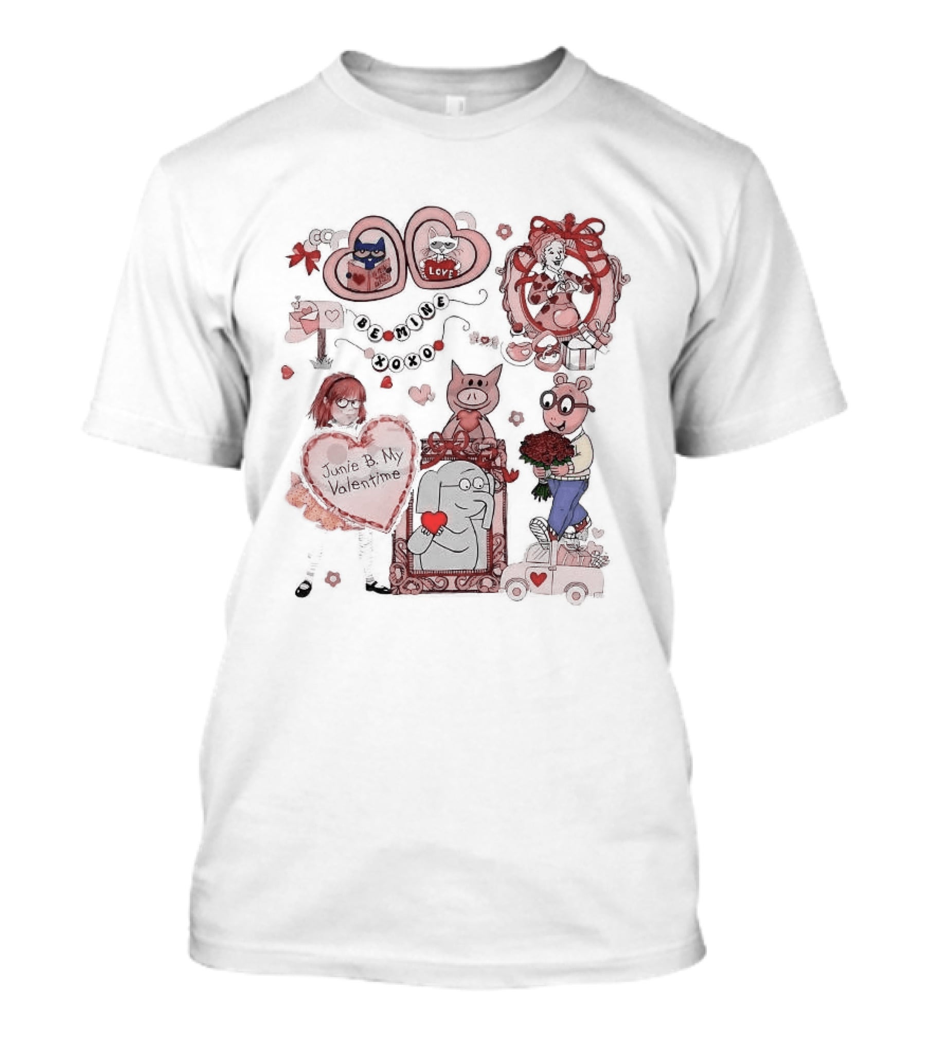 Be Mine XOXO Junie B. Valentine My Valentine Book Club T-Shirt