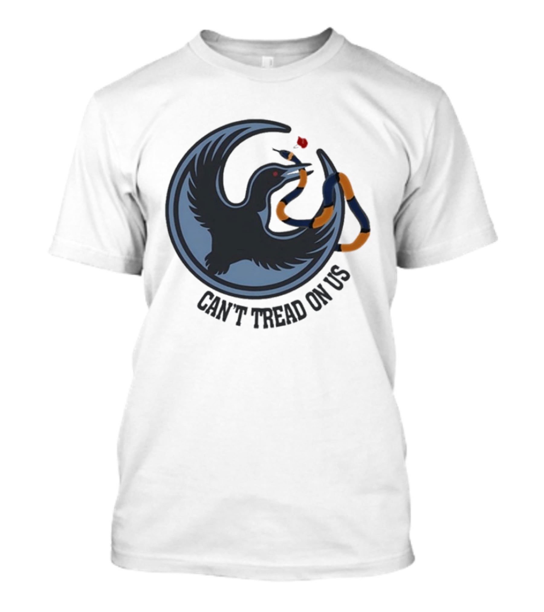 Minnesota Rebel Alliance Can't Tread On Us Bird And Serpent T-Shirt