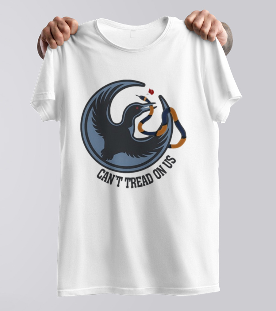 Minnesota Rebel Alliance Can't Tread On Us Bird And Serpent T-Shirt