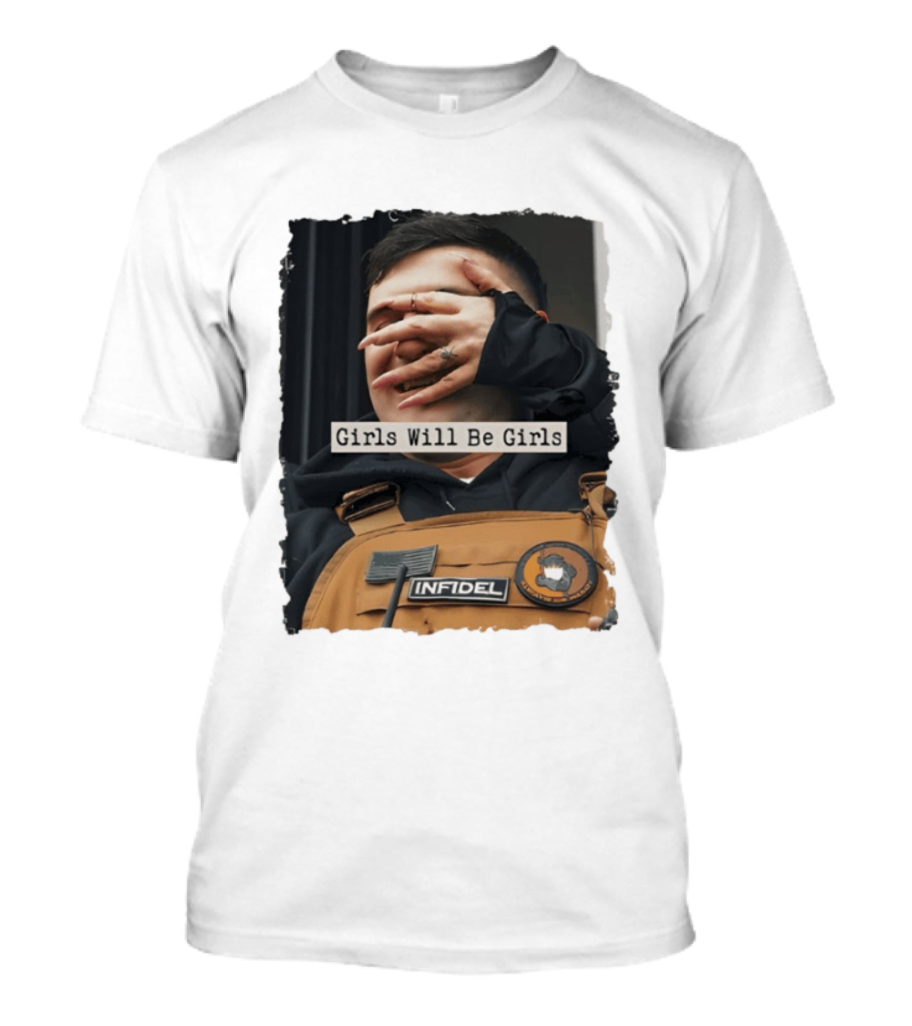 Girls Will Be Girls Infidel Piggy Jake T-Shirt