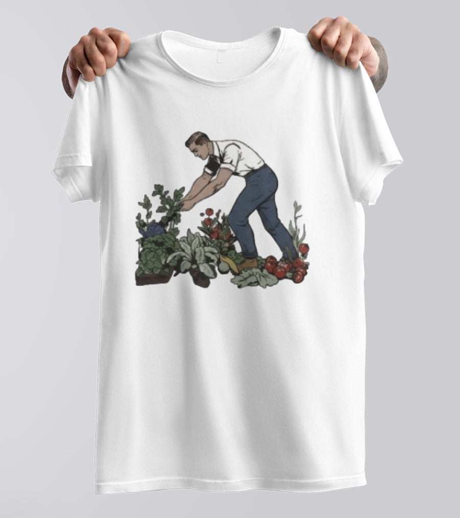 Alexander Skarsgard Gardening Vegetables Scene SNL T-Shirt
