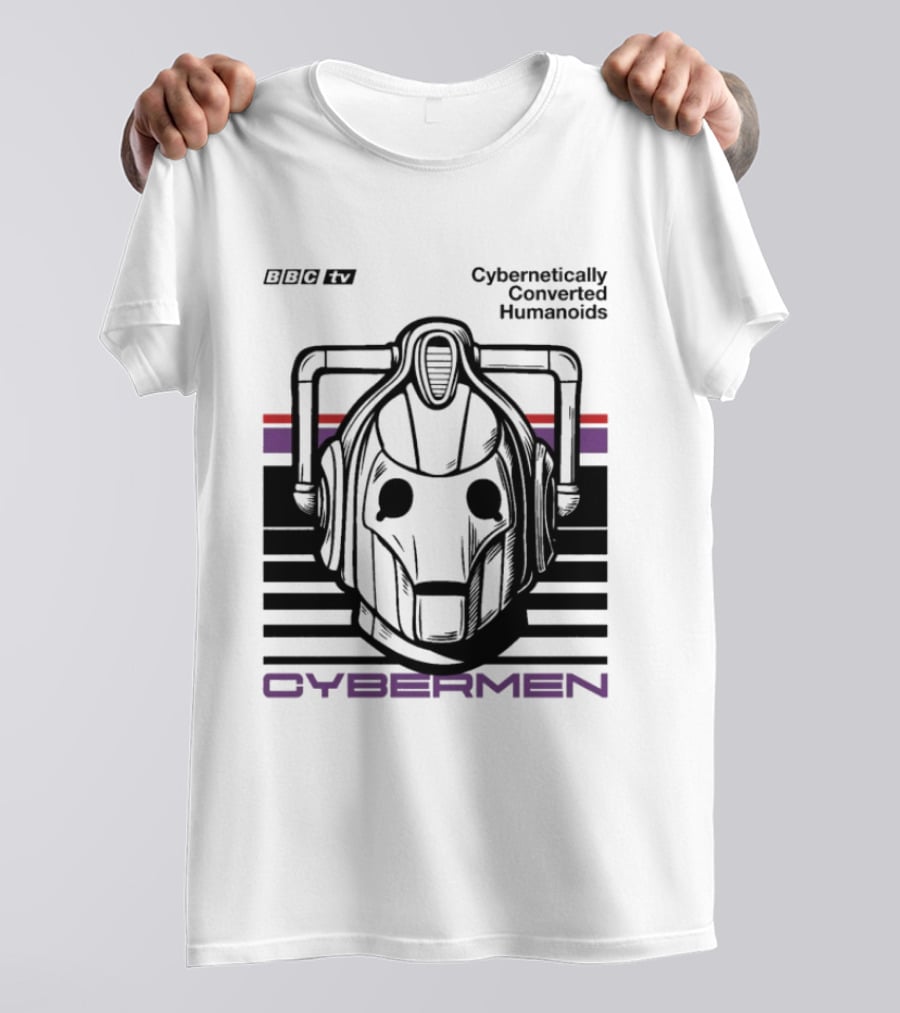 BBC TV Cybermen Cybernetically Converted Humanoids T-Shirt