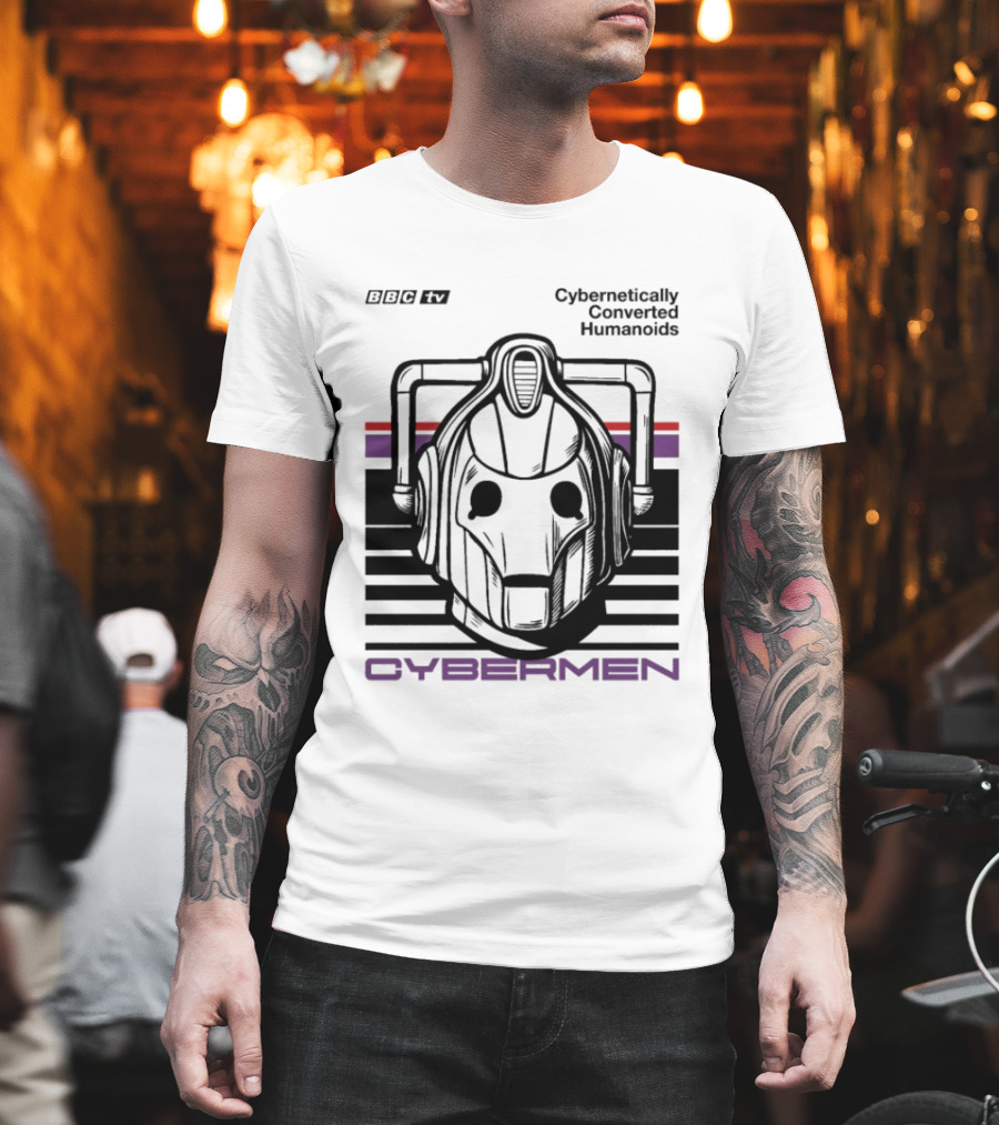 BBC TV Cybermen Cybernetically Converted Humanoids T-Shirt