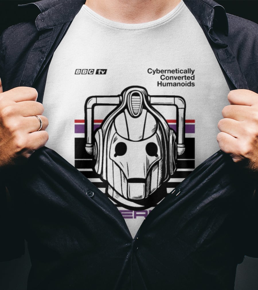 BBC TV Cybermen Cybernetically Converted Humanoids T-Shirt