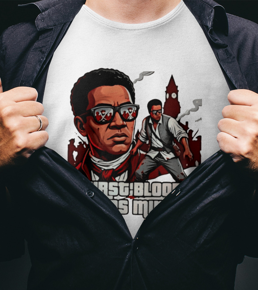 First Blood Was Mine Cool Character Action Scene T-Shirt