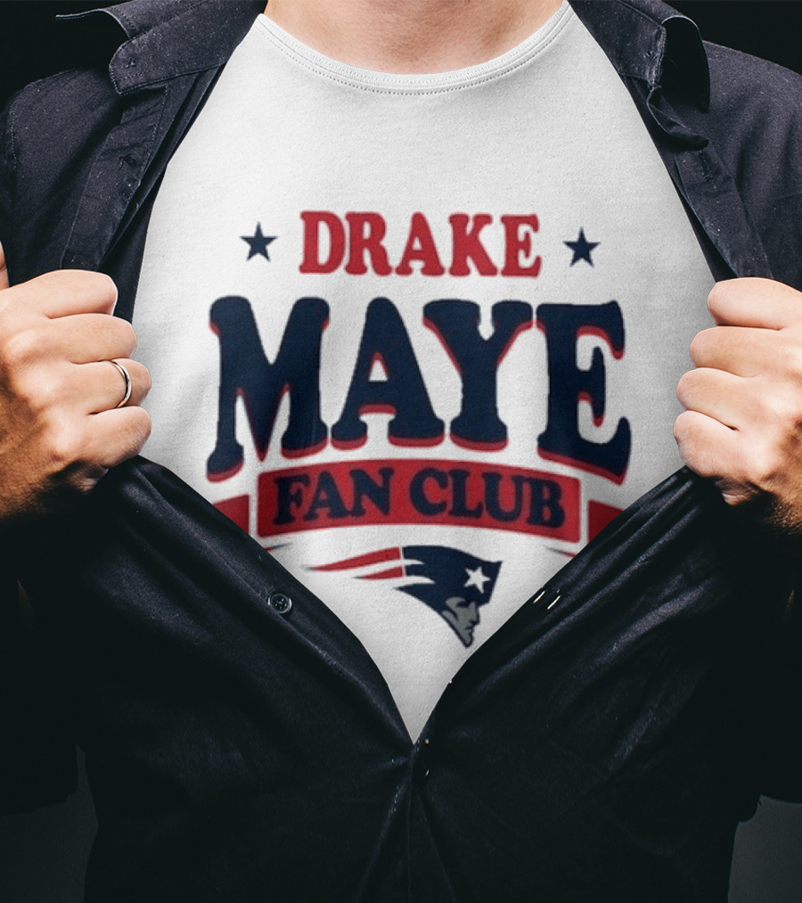 Drake Maye Fan Club New England Patriots T-Shirt