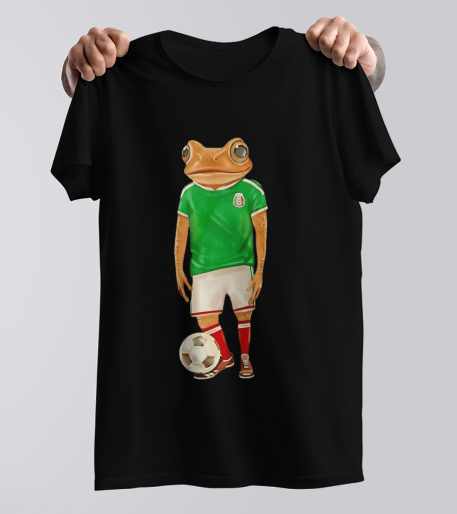 Bad Bunny Debi Tirar Mas Fotos World Tour Mexico 2026 Frog Soccer Jersey T-Shirt