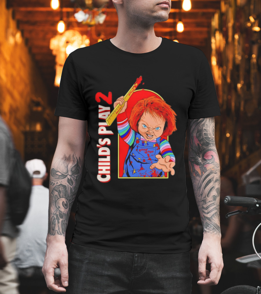 Child's Play 2 Chucky Good Guys Ruler T-Shirt