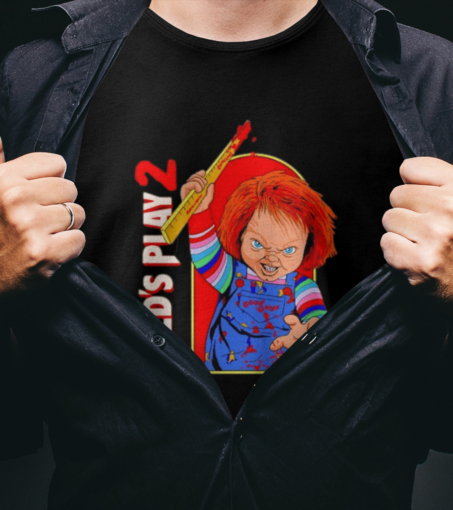 Child's Play 2 Chucky Good Guys Ruler T-Shirt