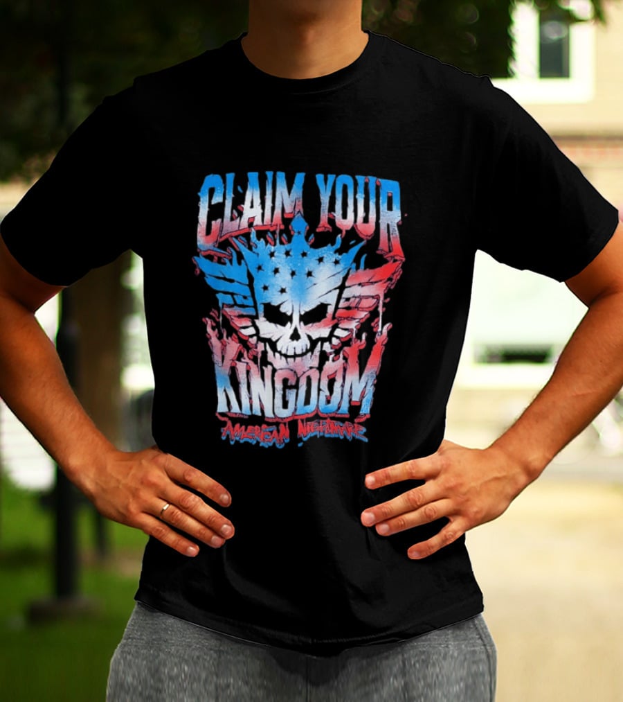 Claim Your Kingdom American Nightmare Cody Rhodes Chenille Pullover T-Shirt