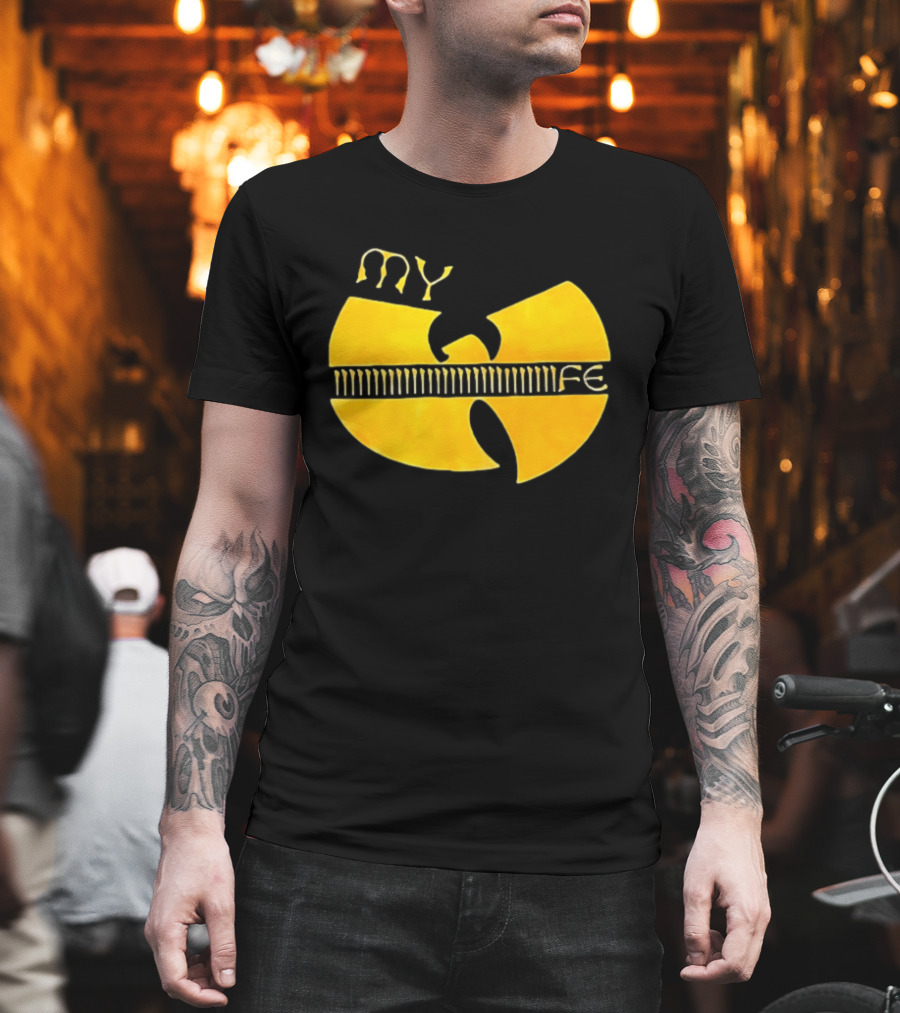 Yellow Wu Tang Clan My Life Symbolic Tribute Collaboration T-Shirt