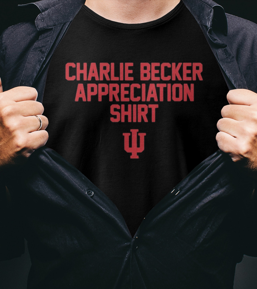 Charlie Becker Appreciation Indiana Football IU T-Shirt